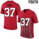 NCAA Ohio State Buckeyes Youth #37 Craig Young Retro Nike Football College Jersey YFG7045KX